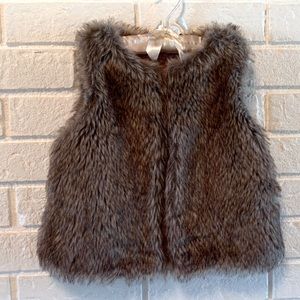 Girls Faux Fur Vest